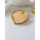 Cadeau personnalisé grand-mère, miroir de poche mimosa