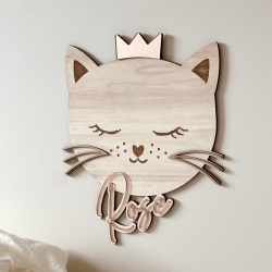 Enseigne tête de chat