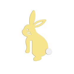 Marque-verre lapin