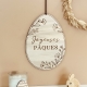Décoration murale oeuf de Pâques en bois