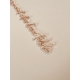 Décoration murale sur-mesure style néon, citation miroir rose gold