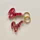Porte-clés Bisou original, grigri porte-bonheur