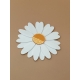 Décoration murale plexiglas marguerite blanche