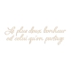 Enseigne murale en bois, citation sur-mesure 2 lignes