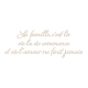 Décoration murale sur-mesure en bois, citation à personnaliser