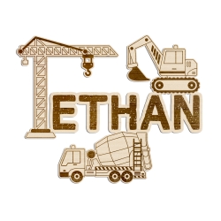 Enseigne engins de chantier
