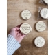 Magnet personnalisé en bois et plexiglas, cadeaux baptême