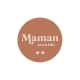 Magnet personnalisé terracotta Maman, cadeau fête des mères