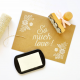 Tampon scrapbooking fleurs sauvages mariage champêtre