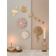 Bijou de mur design et original, oiseau effet laiton