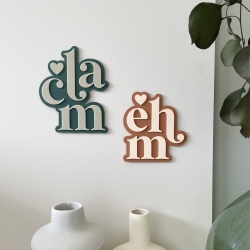 Enseigne initiales de famille