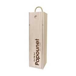 Coffret bouteille de vin On t'aime fort