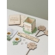 Magnet marguerite personnalisé, remerciements maîtresse, nounou, atsem