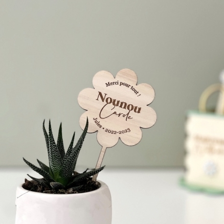 Pique personnalis&eacute; pour plante
