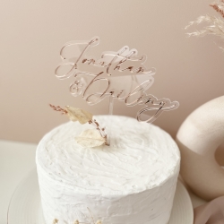 Cake topper blossom