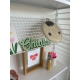 Enseigne Ohlala vert en plexiglas bi matières, décoration originale