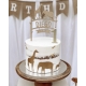 Cake topper savane à personnaliser avec prénom