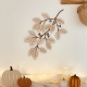 décoration automnale, branche de feuilles