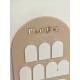 Planning hebdomadaire, semainier en plexiglas lin