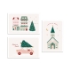 Cartes de voeux mini monde de Noël