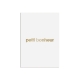 Affiche plexiglas blanc Petit bonheur, décoration minimaliste
