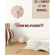 Décoration murale citation amour, cadeau original St Valentin