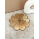 Miroir original en forme de fleur, miroir champagne