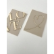 Affiche en plexiglas lin coeur one line