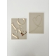 Affiche plexiglas lin et miroir champagne LOVE