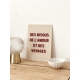 Affiche en plexiglas personnalisée, décoration murale colorée