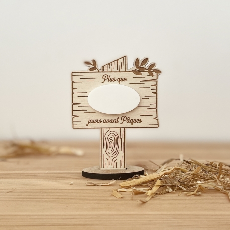 D&eacute;compte des jours avant P&acirc;ques, d&eacute;coration de P&acirc;ques ludique