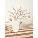 Arbre de Pâques en bois, décorations animaux