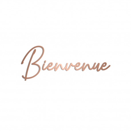 Mot découpe sur-mesure mariage Bienvenue pour panneau