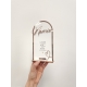 Cadre photo personnalisé arche rose gold, cadeau Mamie