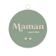 Cadeau personnalisé fête des mères, décoration sauge maman