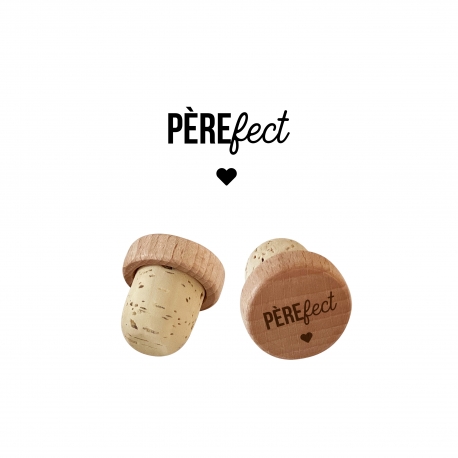 Bouchon de bouteille PEREfect, cadeau papa