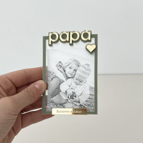 Magnet original et personnalisé avec photo, cadeau papa