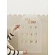 Plan de table mariage original minimaliste chic, opale et miroir or