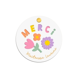 Miroir de poche Fleurs en fête