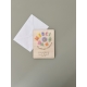 Carte de remerciements en bois personnalisée, cadeau maîtresse nounou atsem