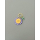 Porte-clé Fleur en fête, cadeau maîtresse nounou