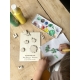 Atelier peinture de carte de voeux pour maîtresse nounou