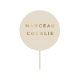 Cake topper mariage personnalisé stone, associations plexiglas