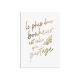 Affiche Le plus doux bonheur est celui qu'on partage, décoration murale originale