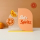 Panneau cocktail Bar à Spritz, décoration originale mariage