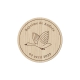 Magnet en bois oie à personnaliser baptême anniversaire