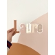 Prénom chambre enfant rose, prénom en plexiglas