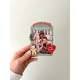 Magnet photo à personnaliser évolutif, cadeau Noël mamie papy