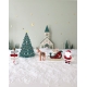 Mini monde de Noël, décor féérique Père Noël