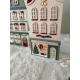 Maison et magasin, village miniature de Noël